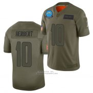 Camiseta NFL Limited Los Angeles Chargers Justin Herbert 2019 Salute To Service Verde