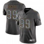 Camiseta NFL Limited Los Angeles Rams Donald Static Fashion Gris