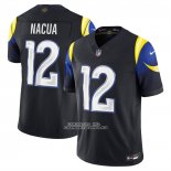 Camiseta NFL Limited Los Angeles Rams Puka Nacua 2025 Rivalries Collection Negro