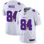 Camiseta NFL Limited Minnesota Vikings Moss Logo Dual Overlap Blanco