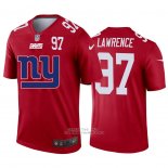 Camiseta NFL Limited New York Giants Lawrence Big Logo Number Rojo