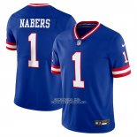 Camiseta NFL Limited New York Giants Malik Nabers Alterno 2 Legacy Vapor Untouchable Royal