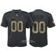 Camiseta NFL Limited Nino Green Bay Packers Personalizada 2016 Salute To Service Negro