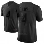 Camiseta NFL Limited Oakland Raiders Carr Ciudad Edition Negro