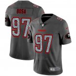 Camiseta NFL Limited San Francisco 49ers Bosa Static Fashion Gris