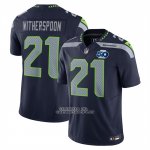 Camiseta NFL Limited Seattle Seahawks Devon Witherspoon 50th Season Vapor F.U.S.E. Azul