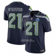 Camiseta NFL Limited Seattle Seahawks Devon Witherspoon 50th Season Vapor F.U.S.E. Azul