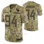 Camiseta NFL Limited Tennessee Titans 94 Austin Johnson 2018 Salute To Service Camuflaje