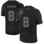 Camiseta NFL Limited Tennessee Titans Mariota 2019 Salute To Service Negro