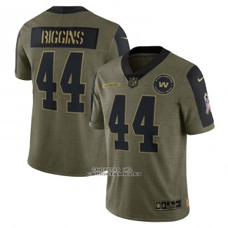 Camiseta NFL Limited Washington Commanders John Riggins 2021 Salute To Service Retired Verde