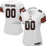 Camiseta NFL Mujer Cleveland Browns Personalizada Blanco