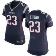 Camiseta New England Patriots Chung Negro Nike Game NFL Mujer