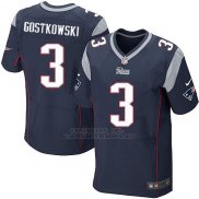 Camiseta New England Patriots Gostkowski Profundo Azul Nike Elite NFL Hombre