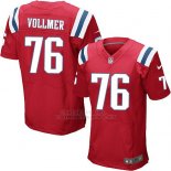 Camiseta New England Patriots Vollmer Rojo Nike Elite NFL Hombre