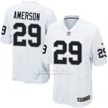 Camiseta Oakland Raiders Amerson Blanco Nike Game NFL Nino