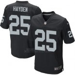 Camiseta Oakland Raiders Hayden Negro Nike Elite NFL Hombre