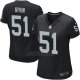 Camiseta Oakland Raiders Irvin Negro Nike Game NFL Mujer