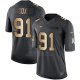 Camiseta Philadelphia Eagles Cox Negro 2016 Nike Gold Anthracite Salute To Service NFL Hombre