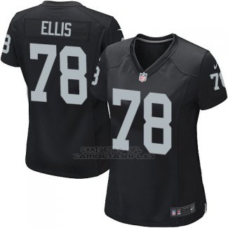 Camiseta Philadelphia Eagles Ellis Negro Nike Game NFL Mujer