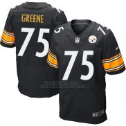 Camiseta Pittsburgh Steelers Greene Negro Nike Elite NFL Hombre