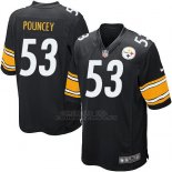 Camiseta Pittsburgh Steelers Pouncey Negro Nike Game NFL Nino