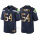 Camiseta Seattle Seahawks Wagner Profundo Azul Nike Gold Game NFL Hombre