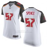 Camiseta Tampa Bay Buccaneers Spence Blanco Nike Game NFL Mujer