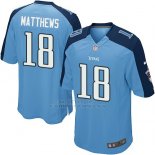 Camiseta Tennessee Titans Matthews Azul Nike Game NFL Hombre