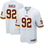 Camiseta Washington Commanders Baker Blanco Nike Game NFL Hombre
