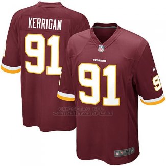 Camiseta Washington Commanders Kerrigan Rojo Nike Game NFL Marron Nino