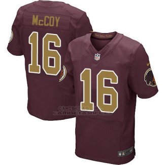 Camiseta Washington Commanders Mccoy Apagado Rojo Nike Elite NFL Hombre