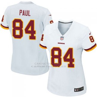 Camiseta Washington Commanders Paul Blanco Nike Game NFL Mujer