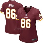 Camiseta Washington Commanders Reed Rojo Nike Game NFL Marron Mujer