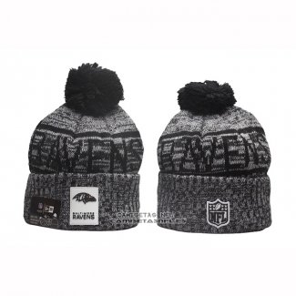 Gorro Beanie Baltimore Ravens Sideline Gris