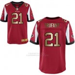 Camiseta Atlanta Falcons Trufant Rojo Nike Gold Elite NFL Hombre