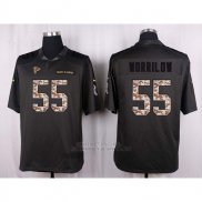 Camiseta Atlanta Falcons Worrilow Apagado Gris Nike Anthracite Salute To Service NFL Hombre