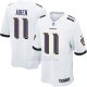 Camiseta Baltimore Ravens Aiken Blanco Nike Game NFL Hombre
