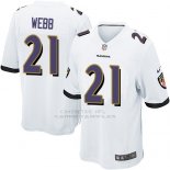 Camiseta Baltimore Ravens Webb Blanco Nike Game NFL Hombre