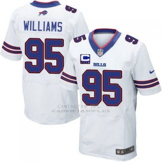 Camiseta Buffalo Bills Williams Blanco Nike Elite NFL Hombre