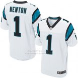 Camiseta Carolina Panthers Newton Blanco Nike Elite NFL Hombre