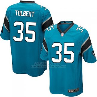 Camiseta Carolina Panthers Tolbert Lago Azul Nike Game NFL Nino
