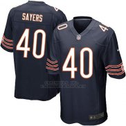 Camiseta Chicago Bears Sayers Blanco Negro Nike Game NFL Nino