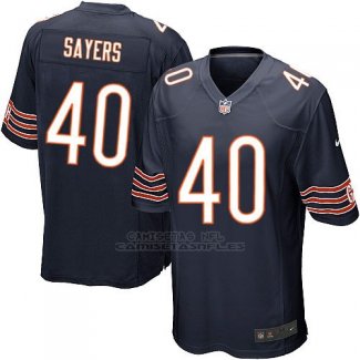 Camiseta Chicago Bears Sayers Blanco Negro Nike Game NFL Nino