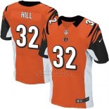 Camiseta Cincinnati Bengals Hill Naranja Nike Elite NFL Hombre