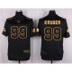 Camiseta Cleveland Browns Kruger Negro Nike Elite Pro Line Gold NFL Hombre