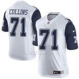 Camiseta Dallas Cowboys Collins Blanco y Profundo Azul Nike Elite NFL Hombre Camiseta Dallas Cowboys Collins Blanco y Profundo Azul Nike Elite NFL Hombre