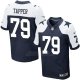 Camiseta Dallas Cowboys Tapper Profundo Azul y Blanco Nike Elite NFL Hombre