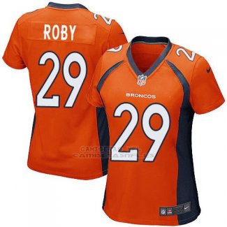 Camiseta Denver Broncos Roby Blanco Nike Game NFL Mujer