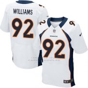 Camiseta Denver Broncos Williams Blanco Nike Elite NFL Hombre