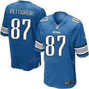 Camiseta Detroit Lions Pettigrew Azul Nike Game NFL Hombre